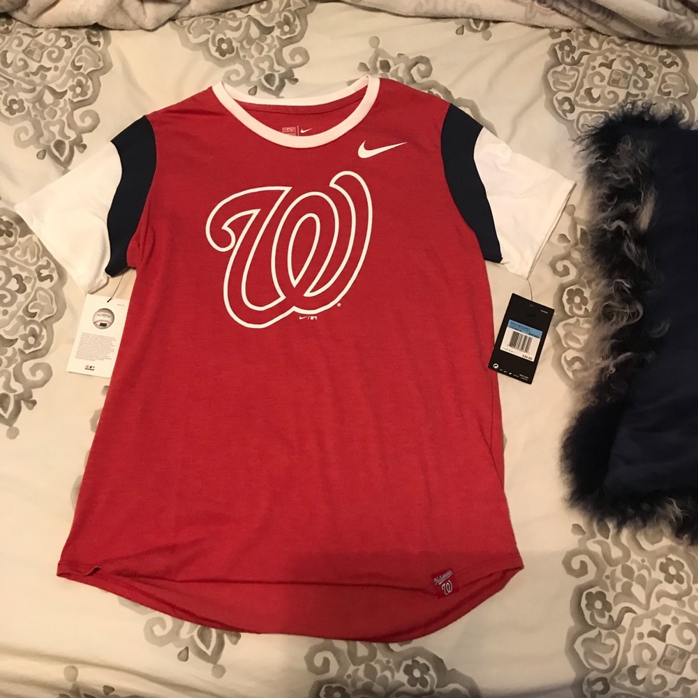 ⚾️NWT Official NATS⚾️Baseball Nike Tee